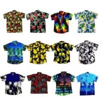 CODAndrew Hearst Plus Size Slim size Hawaiian Beach Shirt Short Sleeve Casual Travel Suit Print