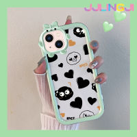 Jjlingji เคสสำหรับ iPhone 13 iPhone 13 Pro iPhone 13 Pro iPhone 13 Pro Max ลายการ์ตูนลูกบอลถ่านหินขนาดเล็กสร้างสรรค์สีสันสดใสน่ารักมอนสเตอร์น้อยเลนส์กล้องถ่ายรูปแบบนิ่มซิลิโคนเคสใสกันกระแทกแบบใสง่าย