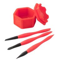 iho✵✽  Silicone Glue Brushes   Pot Fitting for Woodworking Crafts 4 Pieces/set