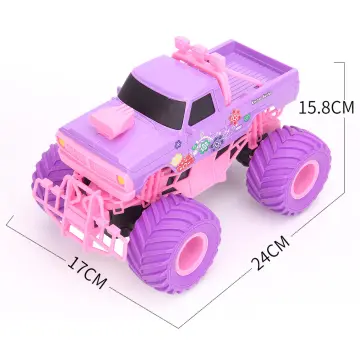 Pink lovely Rc Remote Control Model Car 1/12 Electric Off-road Vehicle 4wd  Remote control car toy gift for girls