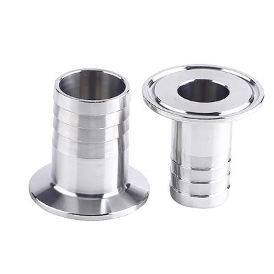 1Pcs 8mm--108mm Sanitary Hose Barb Pipe Fitting Tri Clamp Type Ferrule Stainless Steel SUS SS 304 For Home Brew Diary Product