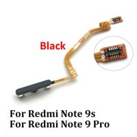 เครื่องสแกนลายนิ้วมือสำหรับ Xiaomi Redmi Note 9 Pro / Note 9S ปุ่มโฮมเมนูกลับคืนสายเคเบิลแบบยืดหยุ่นเซนเซอร์จดจำคีย์