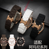 Watchband Is for Armani Plastic Coated Steel Watch Strap Ar5890 5891 5906 5905 Mens Womens Watch Band