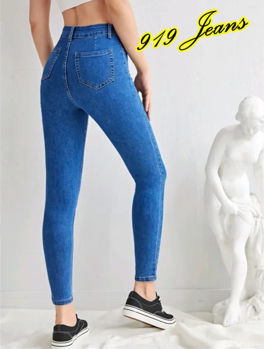 919 Jeans 5 Fashionable Mid Waist Jeans 5 Colors Skinny And Strechable Jeans For Womens Cod 7859