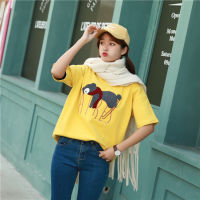 LKfashion เสื้อยืดลายหมีขี้เซา น่ารักสดใสสไตล์เกาหลี จัดเต็ม 5 สียั่วๆ