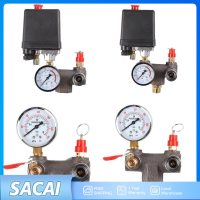 คอมเพรสเซอร์แอร์สวิตช์ควบคุมความดันวาล์ว วาล์ว Manifold Regulator ควบคุมความดัน 90-120psi พร้อมบรรเทา ออกแบบมาเพื่อใช้งานกับท่อน้ำอัตโนมัติ