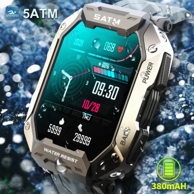ZZOOI 2022 Outdoor Smart Watch Men Military 5 Atm Ip68 Waterproof Watches Blood Pressure Sports Smartwatch For Android Xiaomi Huawei