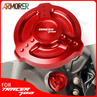 สำหรับ YAMAHA T RACER 700 GT T RACER 700GT TRACER700 GT 2020- 2022รถจักรยานยนต์อลูมิเนียมเครื่องยนต์น้ำมันถังหมวกน้ำมันฟิลเลอร์ถ้วยอุปกรณ์เสริม