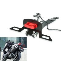 Motorcycle License Plate Bracket Holder Rear License Plate Holder With Led Light FOR YAMAHA TMAX 530 2017 2018