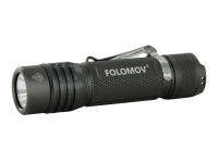 Folomov 18650S ไฟฉาย LED-Nichia 219D-960ลูเมน-รวม1X3.7V 3400MAh 18650-สีเทา