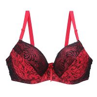 Thin cup embroidery bra unlined sexy women push up bralette underwire floral print dropship D E F 75 80 85 90 95 100 105 110 115