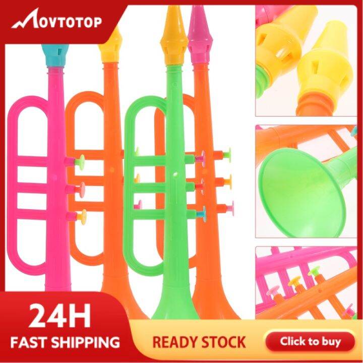 MOVTOTOP Trumpet Noise Maker Funny Mini Simulation Trumpets Instruments