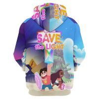 Steven Quartz Universe Graphic Hoodie Men Clothing 3D Anime Crystal Gems Printed Hoodies Pop Women Harajuku Fashion y2k Pullover