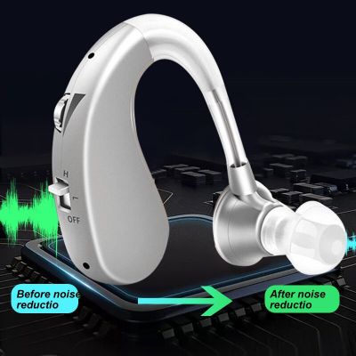 ZZOOI Mini Hearing Aid Portable Sound Amplifier Apparatus Rechargeable  Headphones Aids Elderly Wireless Headset Hearing Loss Tools