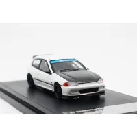 (ร้อน) ถนนอาวุธ SW 1:64 Civic Type R EG6ช้อนสีขาวโลหะผสมภาพสามมิติรถรุ่นเก็บขนาดเล็ก C Arros ของเล่นในสต็อก