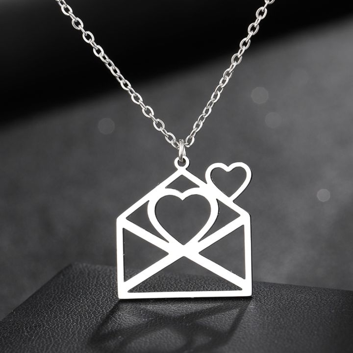 stainless-steel-necklaces-exquisite-heart-book-envelope-couple-pendants-chain-choker-fashion-necklace-for-women-jewelry-gifts
