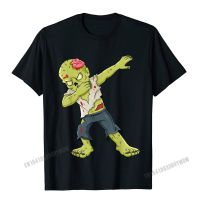 Halloween Dabbing Zombie Funny Dab T-Shirt Camisas Men Casual Cotton Mens T Shirt Design Latest T Shirt