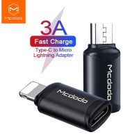 Mcdodo OTG ที่ชาร์จ USB,ตัวแปรงไมโครสายข้อมูลสำหรับอะแดปเตอร์แบบ Lightning iPhone 14 13 12 11 Pro Max XR 3A ชาร์จเร็ว