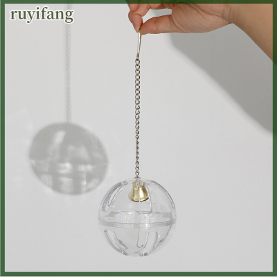 ruyifang ที่ใส่นกแก้วแบบกรงแขวนให้อาหารนกกระดิ่งห่วงโซ่สำหรับให้อาหาร