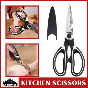 10 in 1 Kitchen Scissors Heavy Duty Multi-function Detachable Kitchen Shears  Stainless Steel Scissor Nutcracker Fruit Knife Bottle Opener