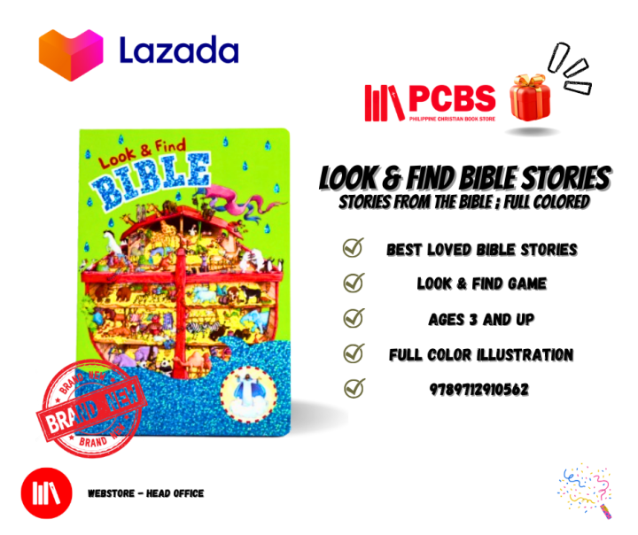 PCBS Look & Find : Best Loved Bible Stories (FULL COLORED ILLUSTRATION