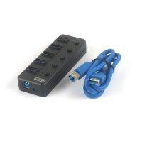 5 Port USB 3.0 Hub with Individual Power Switches controller and LED USB HUB CABLE