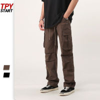 New Tpy Japanese Work Pants MenS Spring And Summer American -Style Multi -Pocket Straight Bouquet