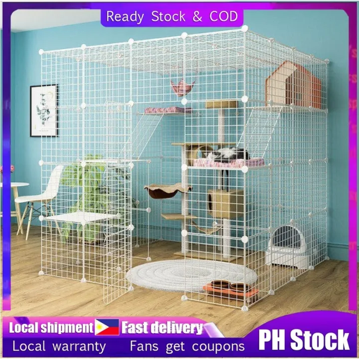 Pet life store Pet'sDIY Cage for Dogs Cats Guineapigs35cmx35cm white