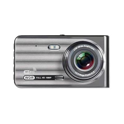 4Inch 1080P Dual Lens Touchable Screen Car Recorder with Back-Up Camera Function HD Night Vision Recorder for Car