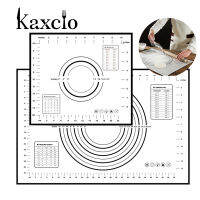 Kaxcioแผ่นอบขนมซิลิโคนชุด2ขนาดใหญ่60X40ซม.ขนาดเล็ก29X26ซม.ขนมไม่ลื่นไถลไม่ติด-แผ่นวัด