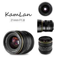 กันน้ำแบบพกพา Kamlan แก้ไขโฟกัสมือกล้องไร้กระจก F1.8ขนาด21มม. EOS-M เลนส์สำหรับแคนนอนพิเศษสำหรับ Sony E ฟูจิ Fx/ M4/3
