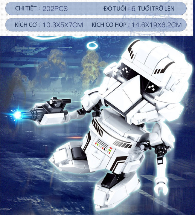 First Order Heavy Stormtrooper  Star Wars  Kit168 Đồ Chơi Mô Hình Giấy  Download Miễn Phí  Free Papercraft Toy