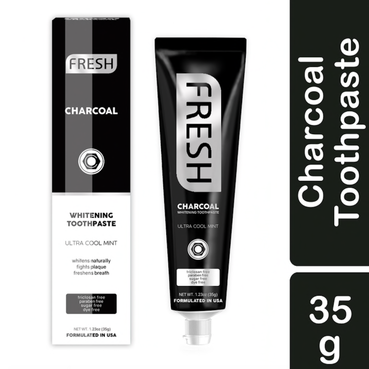 FRESH Charcoal Whitening Toothpaste 35ml Lazada PH