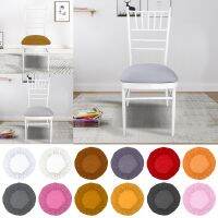 15 Solid Colors Spandex Stretch Elastic Chair Hood Seat Covers Dining Room Wedding Banquet Chair Covers Decor Washable Slipcover