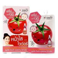 Smooto Tomato Collagen white Serum สมูทโตะ โทเมโท คอลลาเจน ไวท์ เซรั่ม เซรั่มเข้มข้น 10 เท่า (ยกกล่อง 6ซอง)