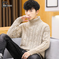 TOPLIVE GREAT Korean style striped cardigan fashion youth knit fashion jacket Turtleneck sweater for all ages Classic style of knitted sweater Fashionable and durable Dirty-resistant color