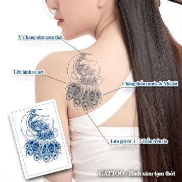 hình xăm dán kín tay, full, bít tay cô gái nhật Geisha JULLY Tattoo chất  (kích thước 17x48cm) hình xăm chống nước xăm tạm thời an toàn bền đẹp |  Lazada.vn