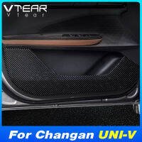 รถประตูกล่องเก็บ Anti-Kick Trim Protictive สติกเกอร์สำหรับ Changan UNI-V 2022-2023ภายในอุปกรณ์เสริมจัดแต่งทรงผม