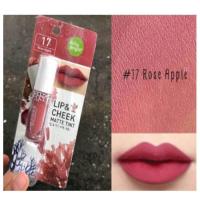 ลิป Baby Bright Lip &amp; Cheek Matte Tint เบอร์17- Rose Apple 2.4g.(1แท่ง)