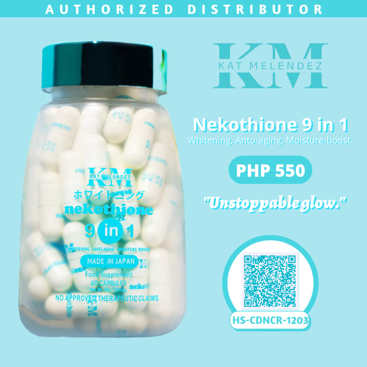 Nekothione 9 in 1 FDA Registered Glutathione Supplement HerSkin x