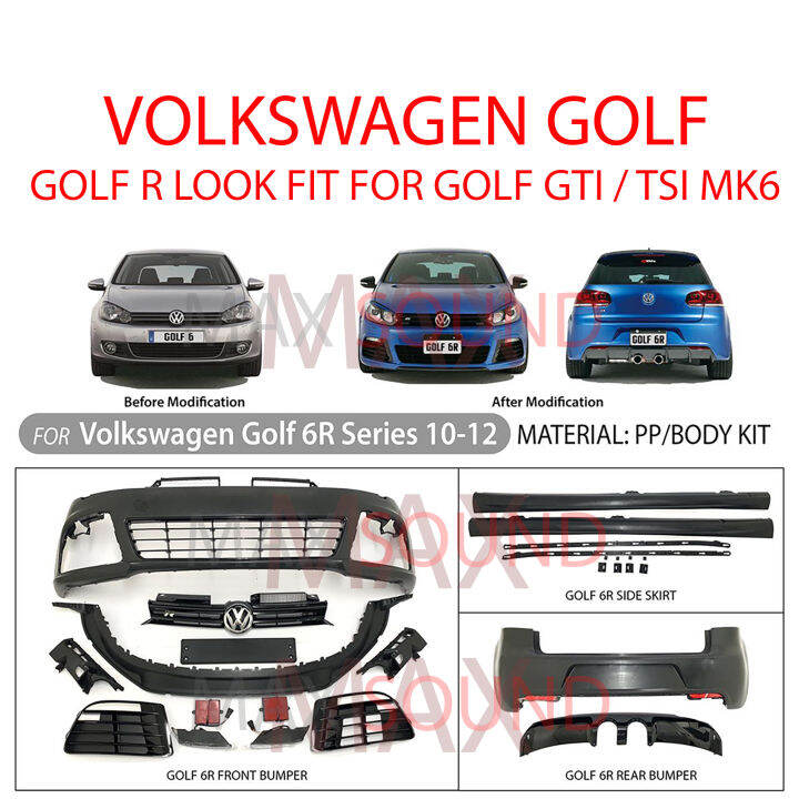 VOLKSWAGEN VW GOLF GTI TSI MK6 ABT REVO 1.4T 2.0T GOLF R BODYKIT BODY
