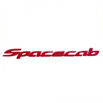 ตัวหนังสือ  Spacecab  ประตู ISUZU D-MAX 2012 สีแดง ราคาอันละ