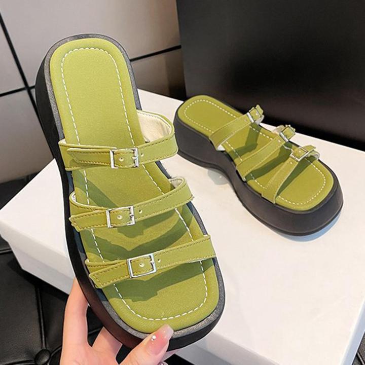 yotjar-รองเท้าแตะผู้หญิงสำหรับรองเท้าแตะในฤดูร้อนสระว่ายน้ำรองเท้าแตะสไลด์แพลตฟอร์ม