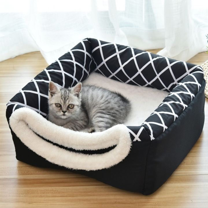 พร้อมส่งเตียงสัตว์เลี้ยง-อ่อนนุ่ม-ที่นอนสุนัข-ที่นอนแมว-เตียงสัตว์เลี้ยงพับได้