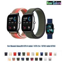 สายนาฬิกาข้อมือไนล่อน สําหรับ Huami Amazfit GTS 4 mini 2 2e GTS2 GTS3 Bip 3 pro Bip Lite S U 【BYUE】