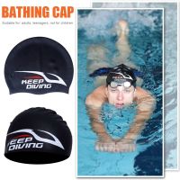 Unisex Swimming Cap Silicone Waterproof Long Hair Swim Sports Pool Hats Adult Water Sports Equipment Soft Safety Comfortable Swim Caps