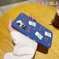 Jlingji เคสสำหรับ Xiaomi 10T Pro,เคสแฟชั่นลายหมีเชอร์รี่เคสมือถือนิ่มบางขอบสี่เหลี่ยมด้านข้างเคสซิลิโคนนิ่มเคสป้องกันการกระแทก