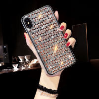 เคส TPU นิ่มเคลือบพลอยเทียมหรูหรา,สำหรับ iPhone 13 Pro Max 12 Mini 11 Pro Max 6S 7 + 8 Plus X XR XS Max 12 Pro Max SE 2020เคสเพชรคริสตัลแวววาว