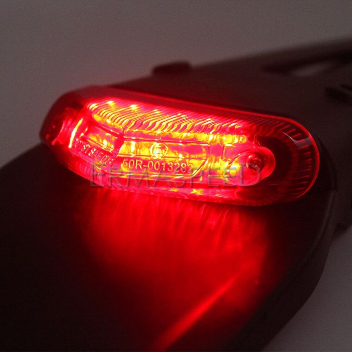 ไฟท้ายรถจักรยานยนต์สีแดงเบรกไฟเลี้ยว-led-พร้อมบังโคลนหลังสำหรับอุปกรณ์จักรยานกีฬาวิบากรถวิบากออฟโรด