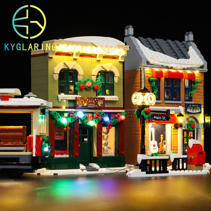 kyglaring-led-lighting-set-สำหรับ10308-christmas-high-street-ไม่รวม-building-blocks-ตกแต่งวันหยุด-diy